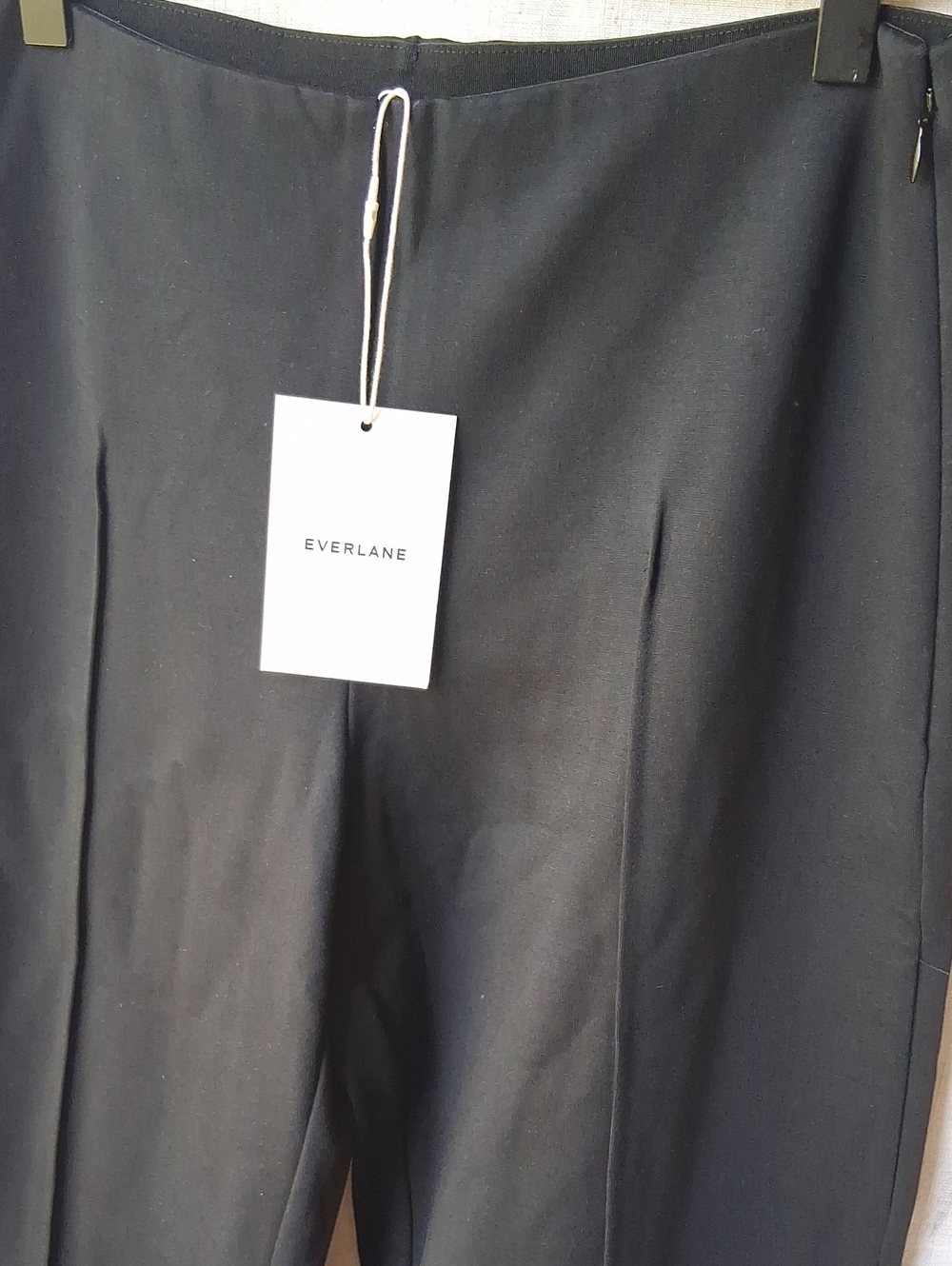 Everlane The Dream Trouser Black Straight-Leg Pants S - Picture 2 of 8